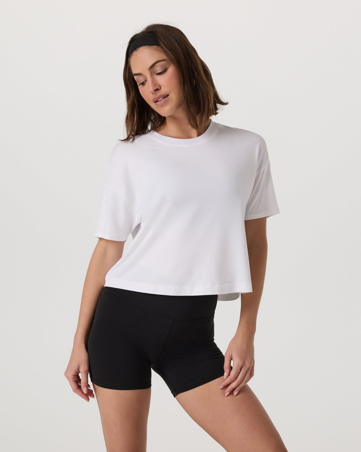 Energy Tee Women's White Oversized Tee - Image 6