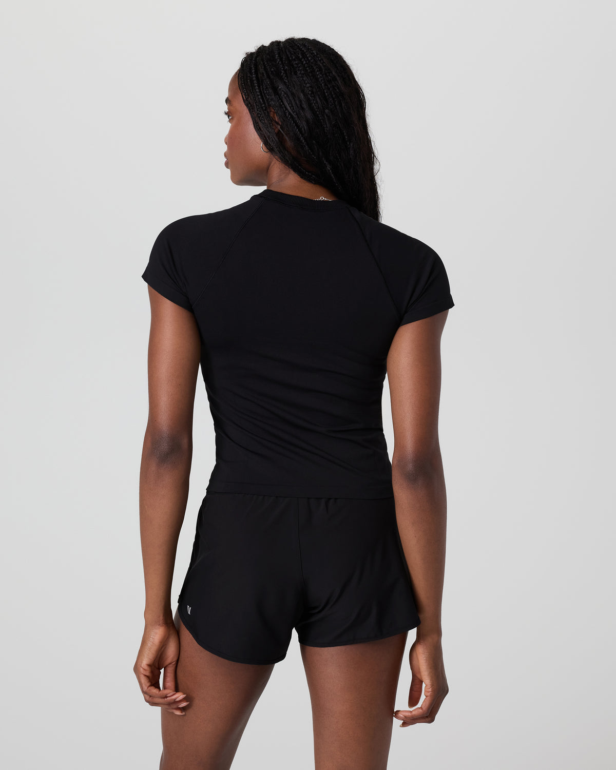 Short Sleeve Seamless Surge Tee Black - Image 3