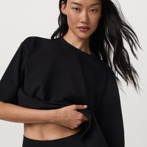 Short Sleeve Maven Oversized Tee Women's Black T-Shirt