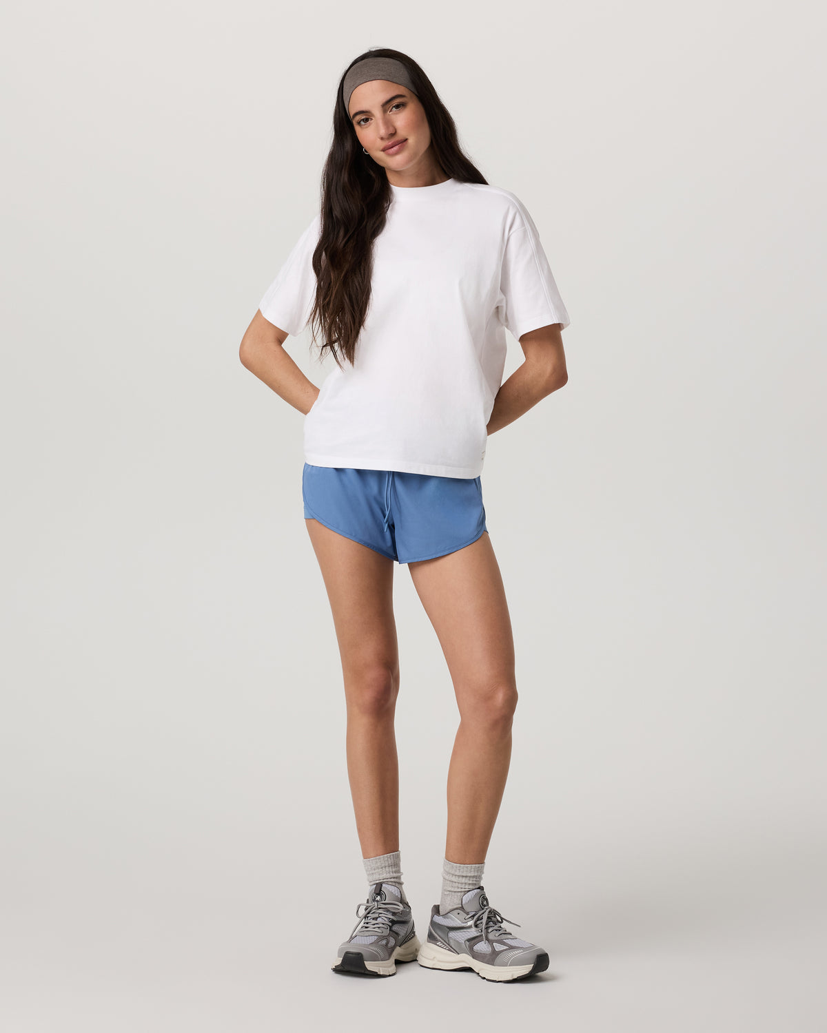 Short Sleeve Heavyweight Oversized Cotton Tee White - Image 5