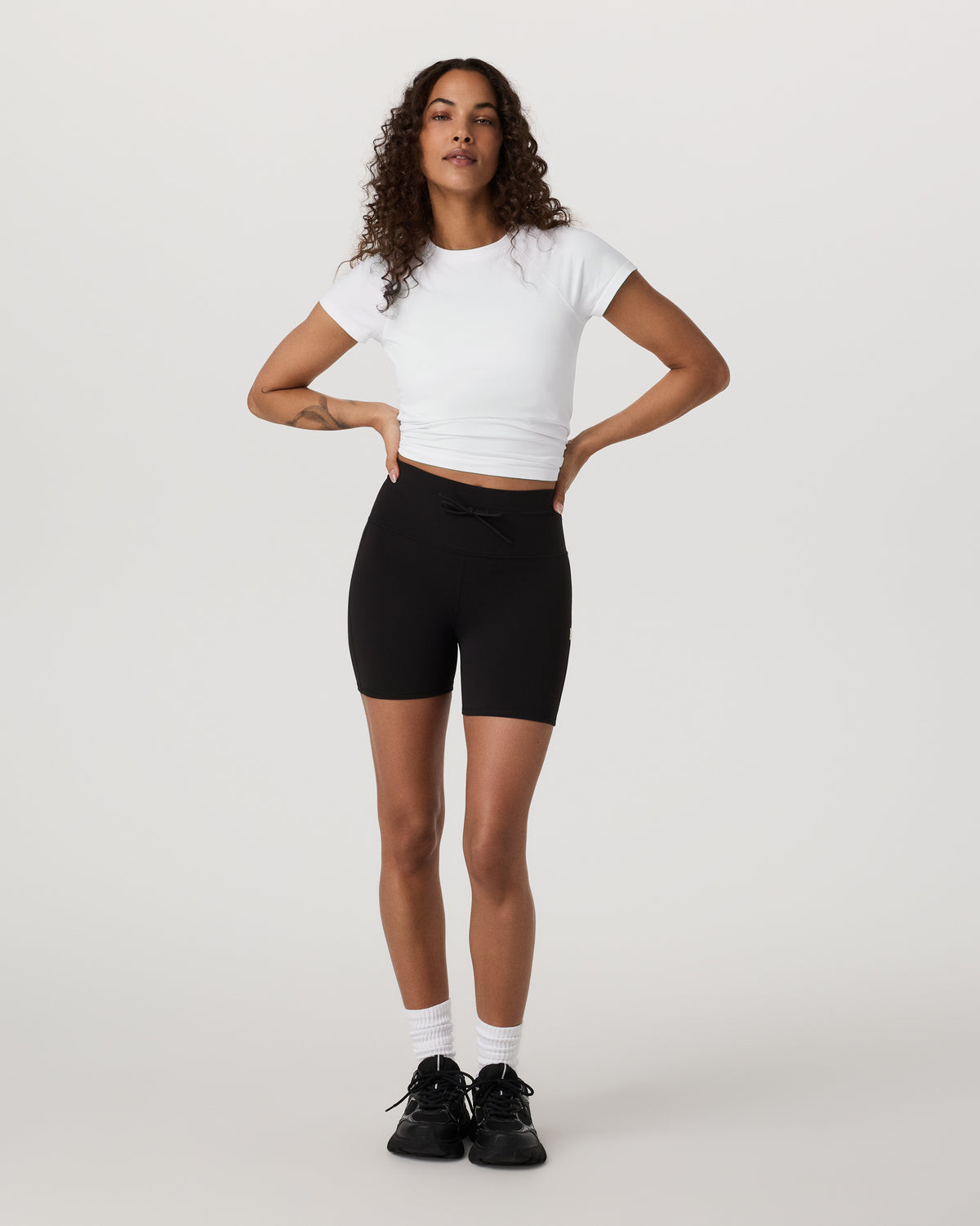 Short Sleeve Seamless Surge Tee White - Image 6