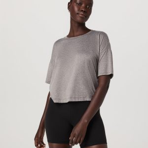 Energy Tee Women's Heather Grey Oversized Tee