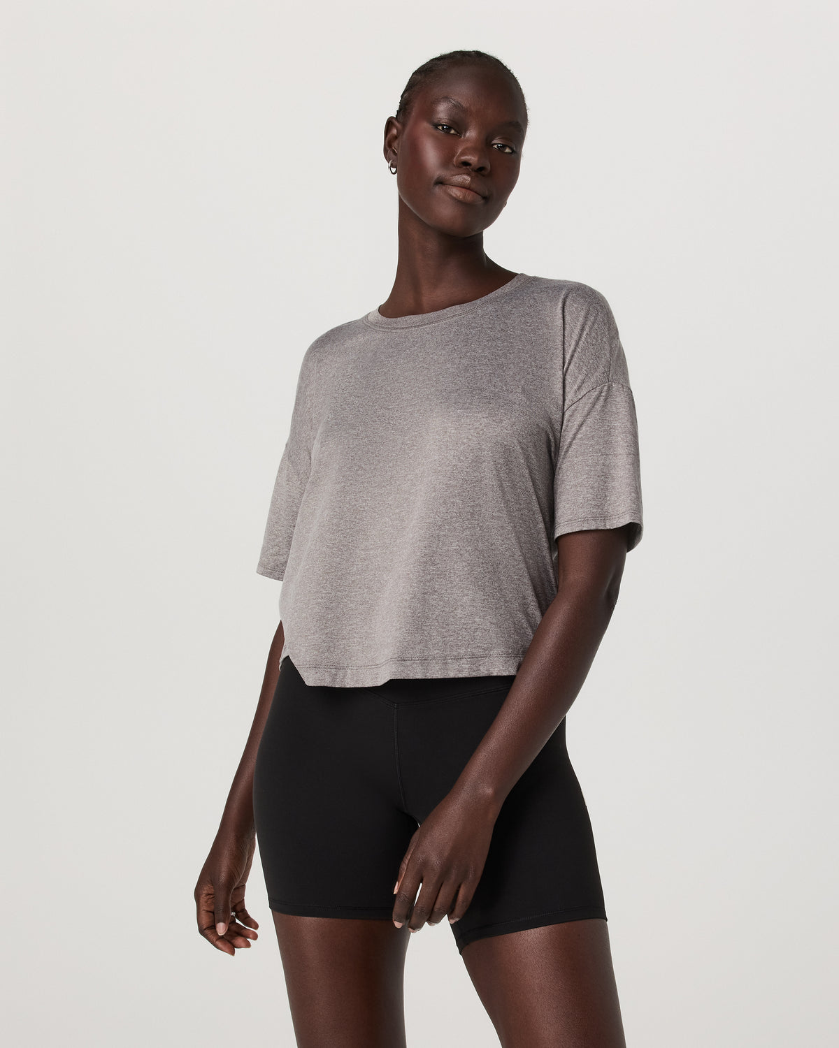 Energy Tee Women's Heather Grey Oversized Tee