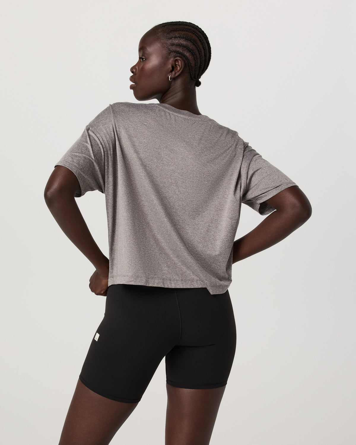 Energy Tee Women's Heather Grey Oversized Tee - Image 3
