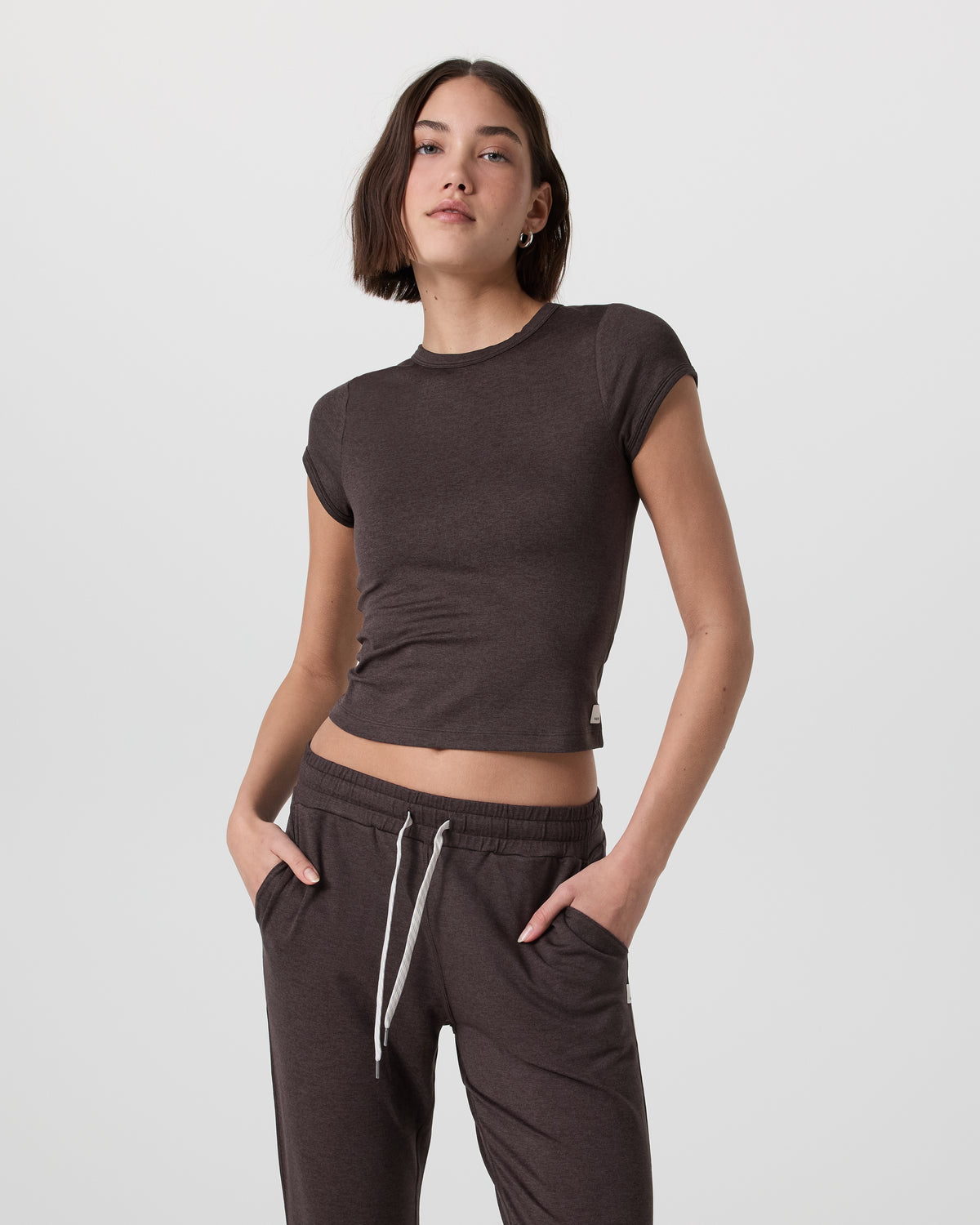 Halo Baby Tee Java Heather
