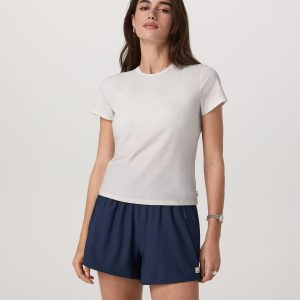 Short Sleeve Feather Classic Tee White Heather T-Shirt