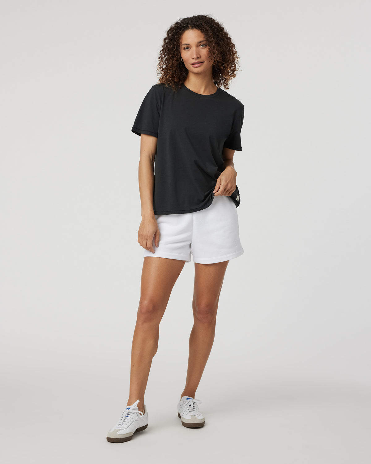 Feather Tee Women's Washed Black Tee - Image 4