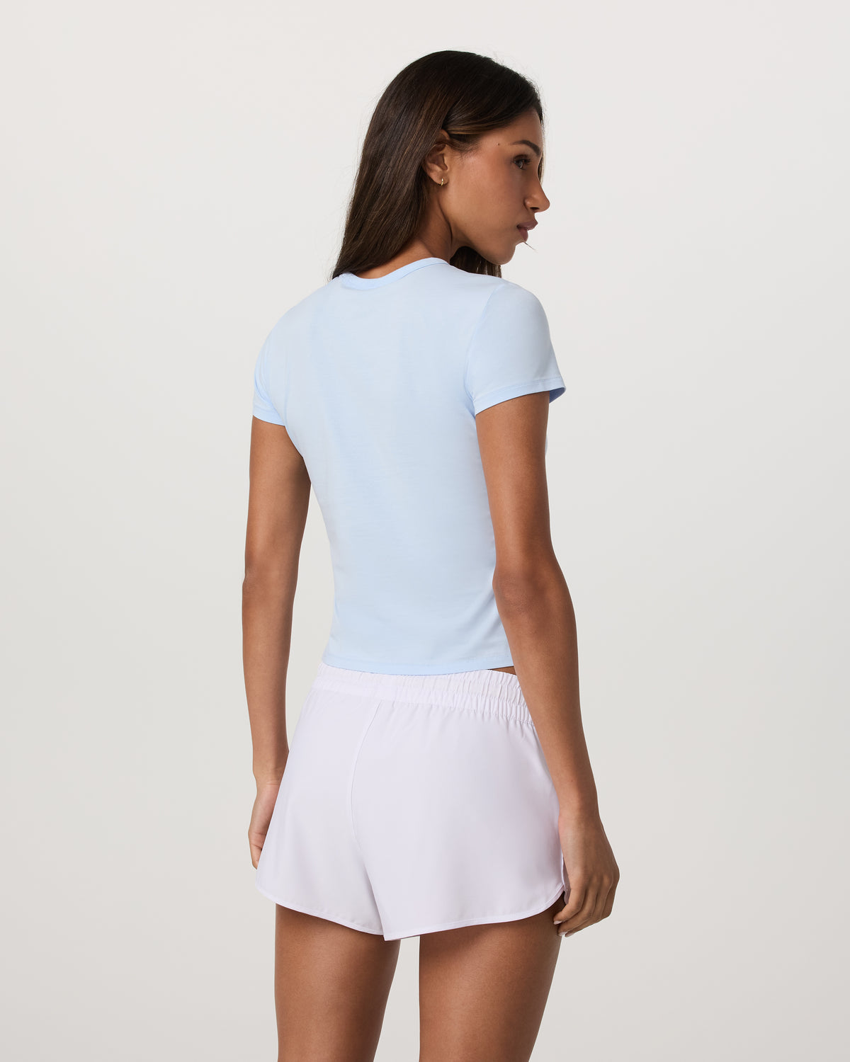 Short Sleeve Feather Classic Tee Crystal Blue T-Shirt - Image 3