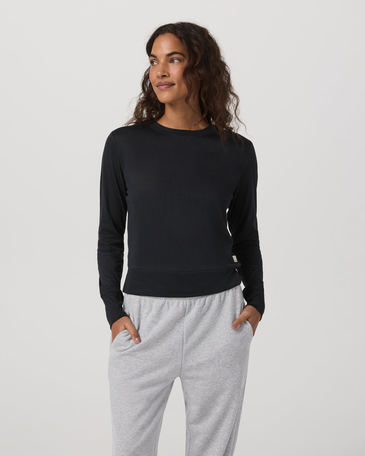 Daydream Crew Lightweight Black Long Sleeve Shirt