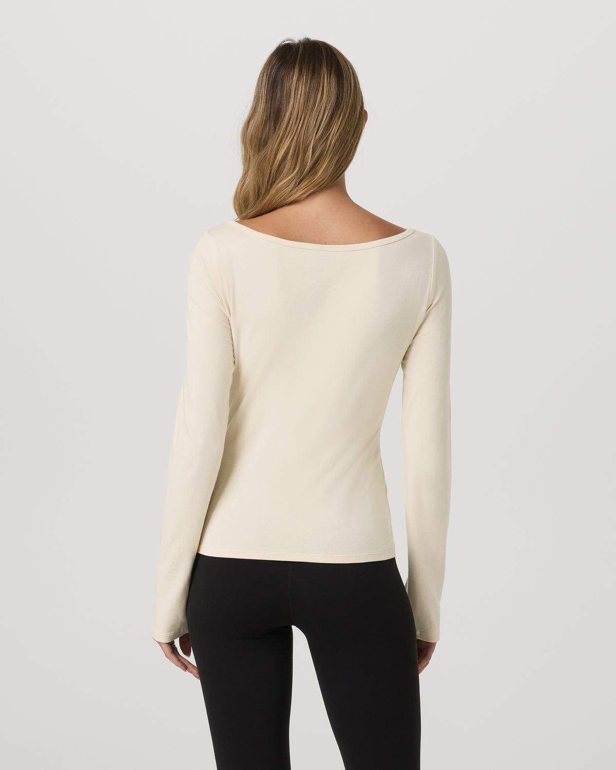 Long Sleeve Tuvalu Boat Neck Bone - Image 3