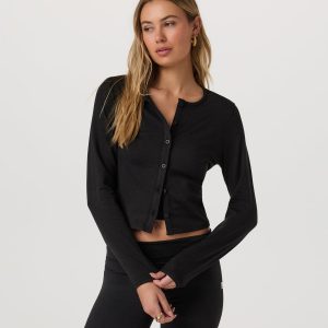 Halo Cardigan 2.0 Black Heather