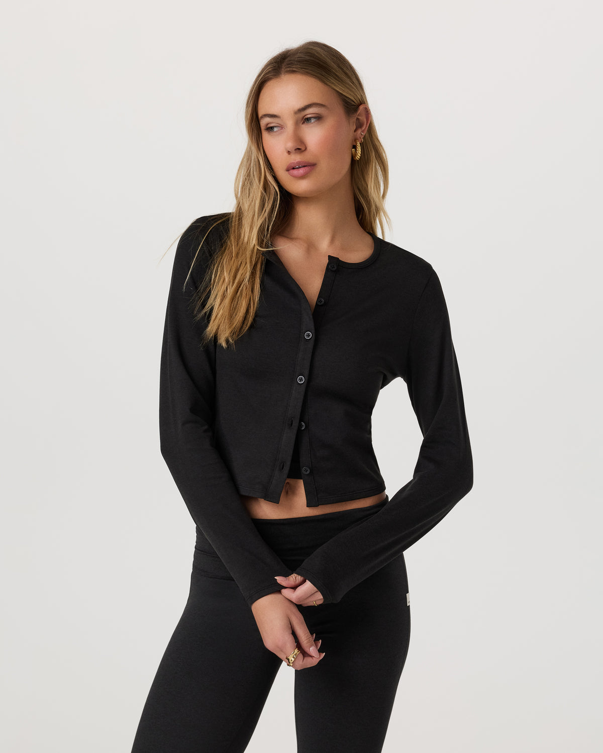 Halo Cardigan 2.0 Black Heather