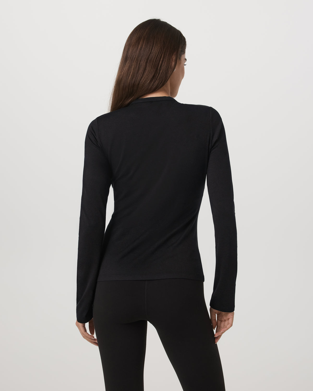 Women's Long Sleeve Halo Snap Cardigan Black Heather - Image 3