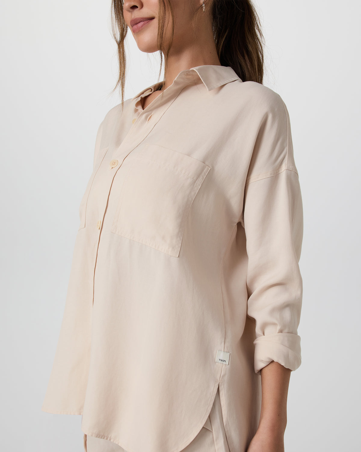 Trestles Twill Button Up Sand Dollar - Image 4