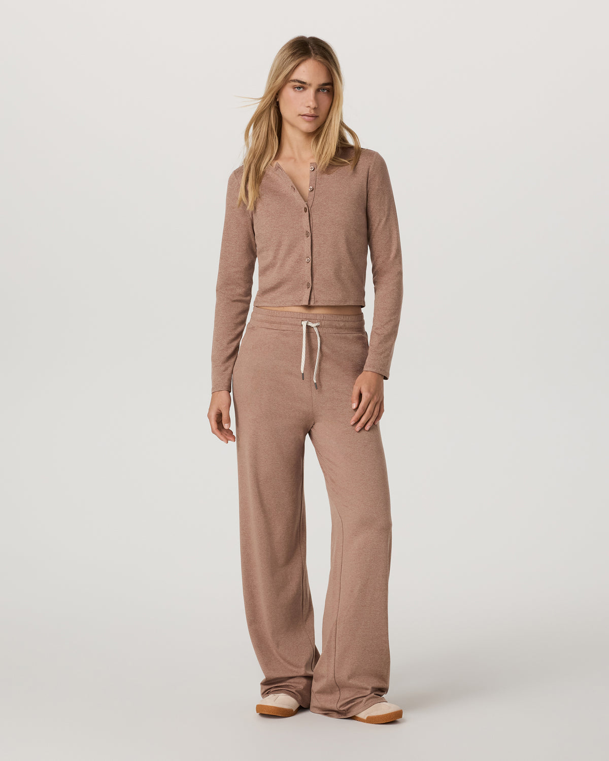 Halo Cardigan 2.0 Women's Nutmeg Heather Cardigan - Image 2