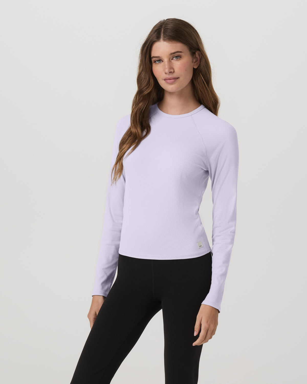 Long Sleeve Pose Crew Women's Lavender Ice Crewneck