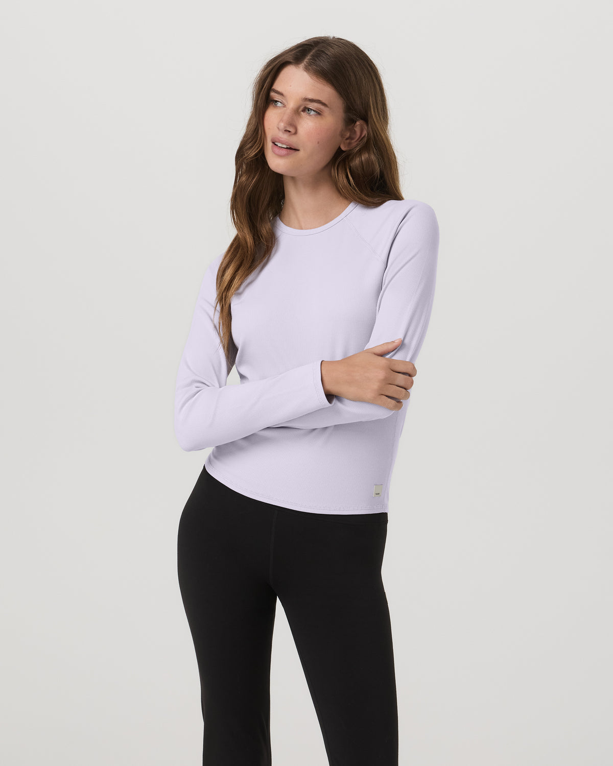 Long Sleeve Pose Crew Women's Lavender Ice Crewneck - Image 6
