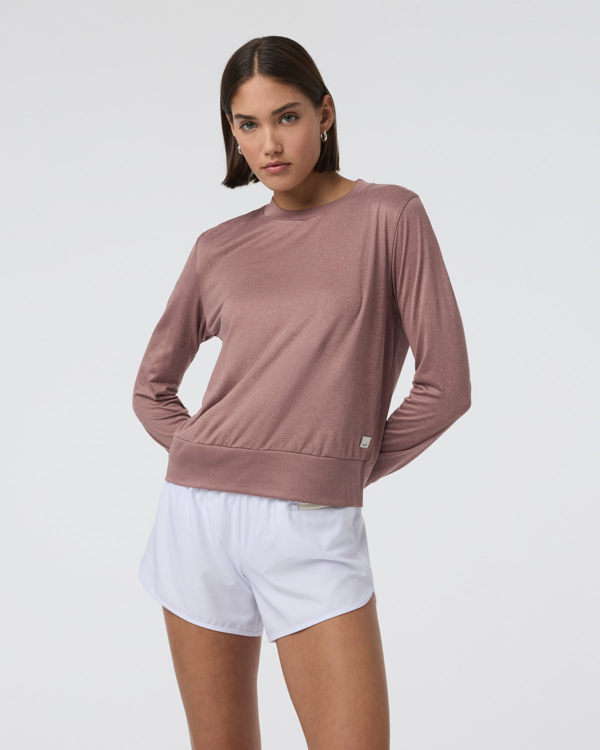 Daydream Crew Sedona Brown Heather Long Sleeve Top