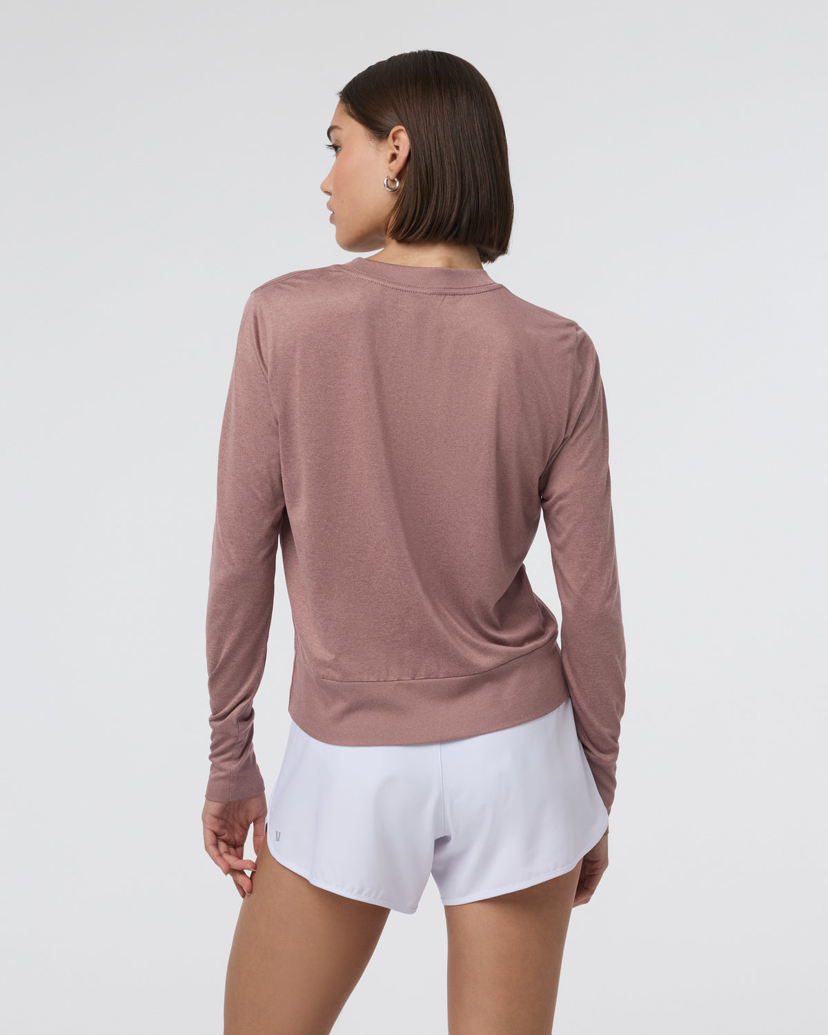 Daydream Crew Sedona Brown Heather Long Sleeve Top - Image 3