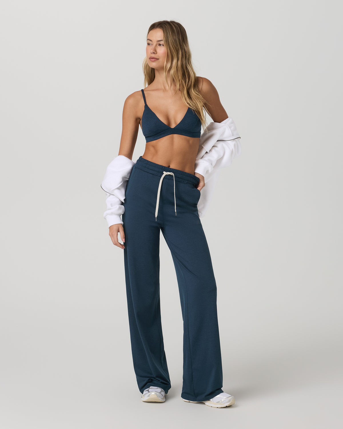 Halo Triangle Bra Blue Coast Heather Low-Support Bra - Image 2
