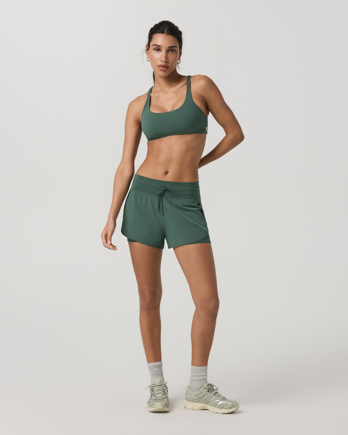 Yosemite Bra Women's Agate Green Strappy Sports Bra - Image 6