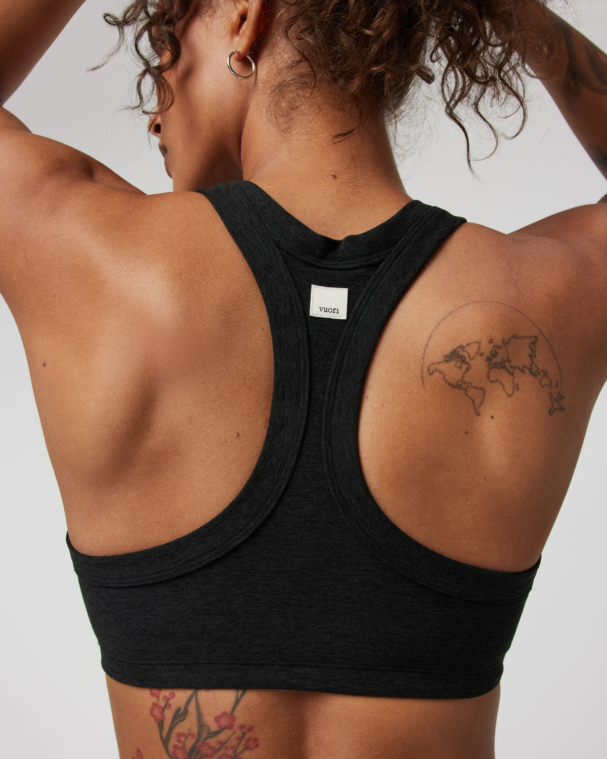 Elevation Racer Bra Black Racerback Sports Bra - Image 2