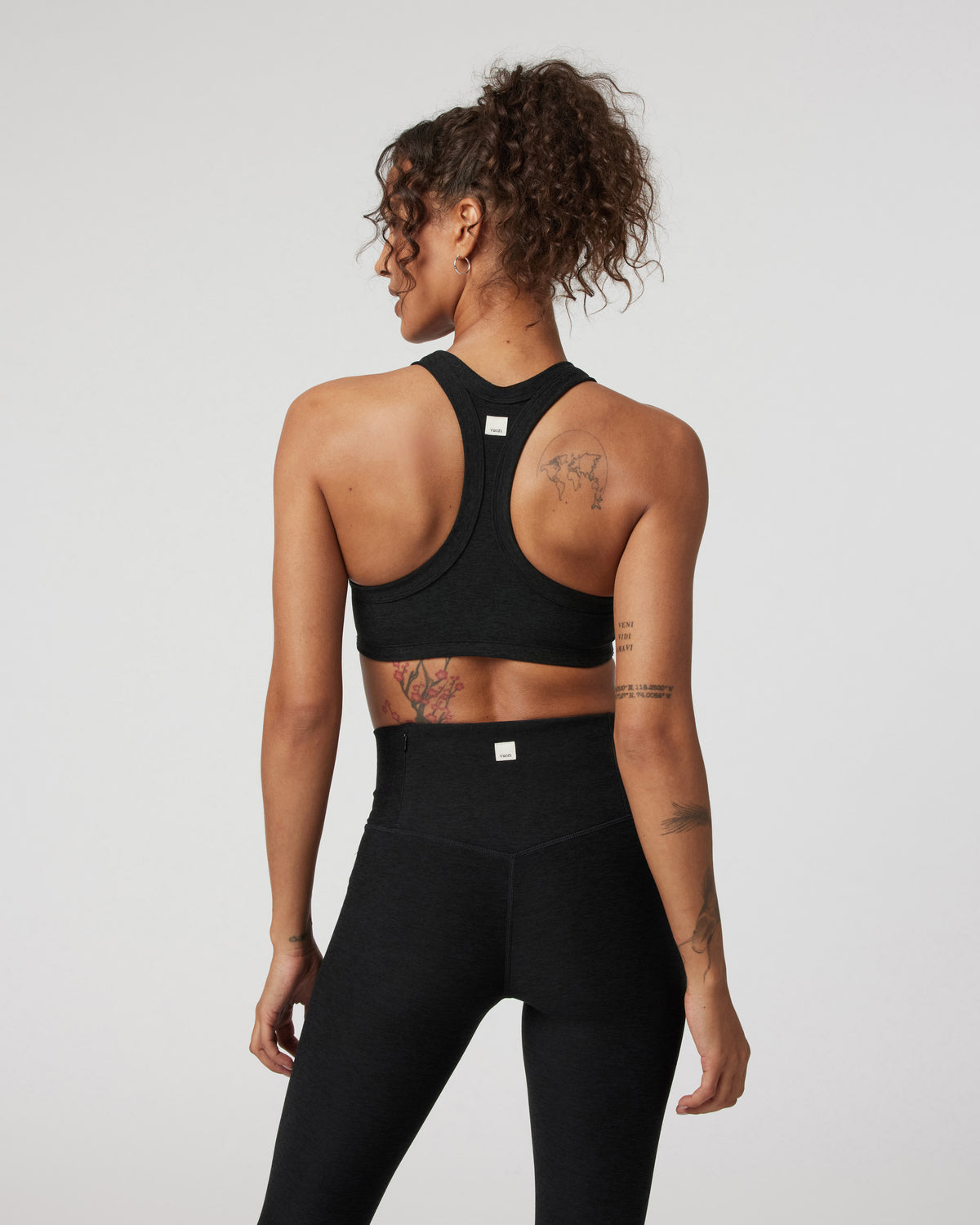 Elevation Racer Bra Black Racerback Sports Bra - Image 4
