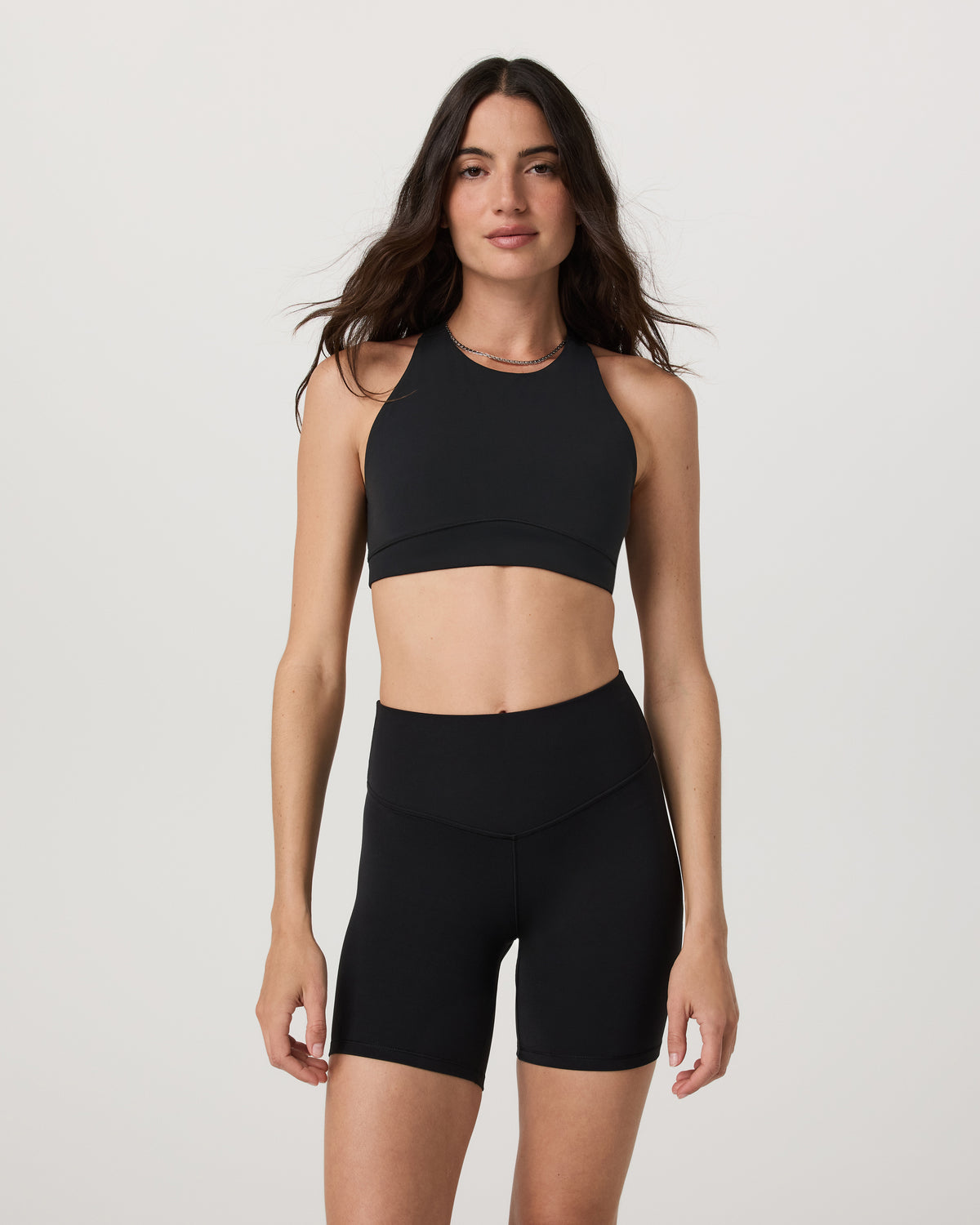 Vuori AllTheForm? High Neck Bra Black Sports Bra