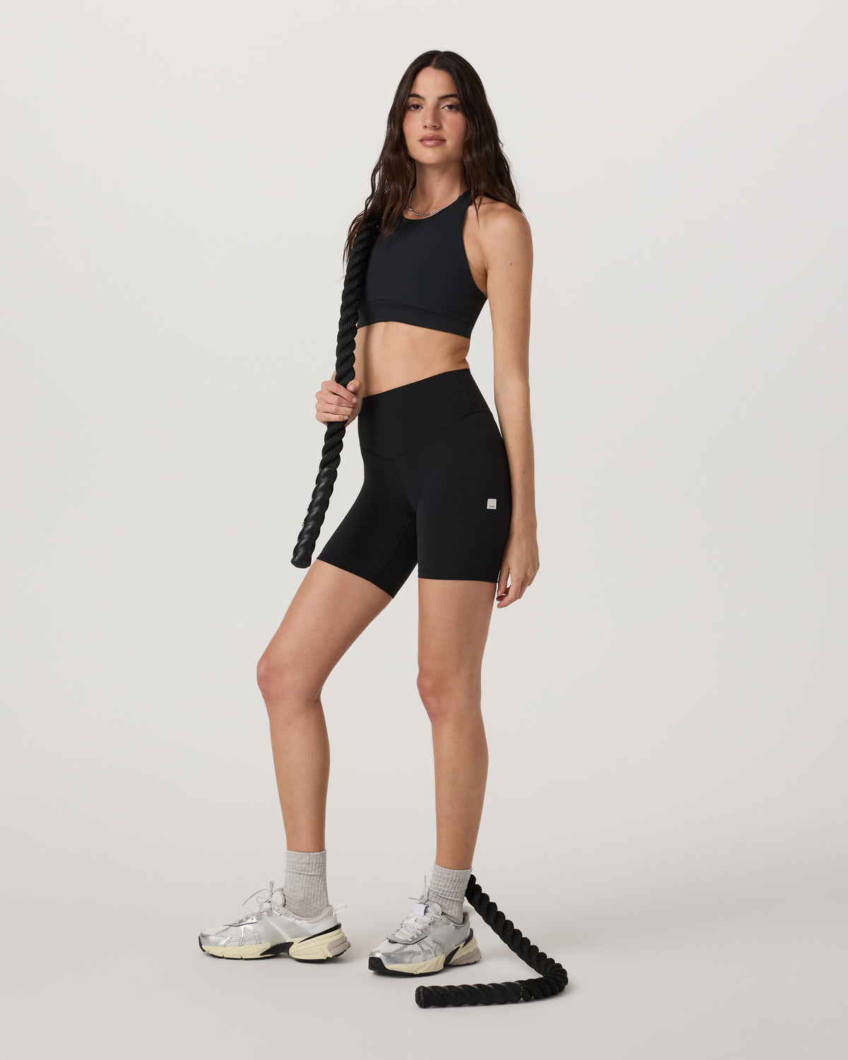 Vuori AllTheForm? High Neck Bra Black Sports Bra - Image 3