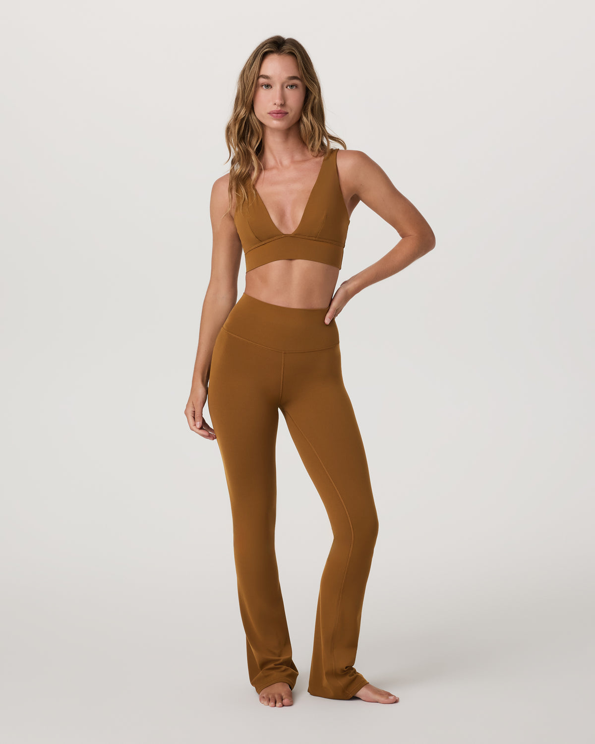 Vuori AllTheFeels? Triangle Bra Women's Bra in Rum - Image 3