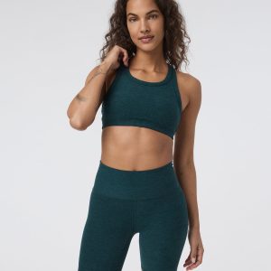 Elevation Racer Bra Moss Heather