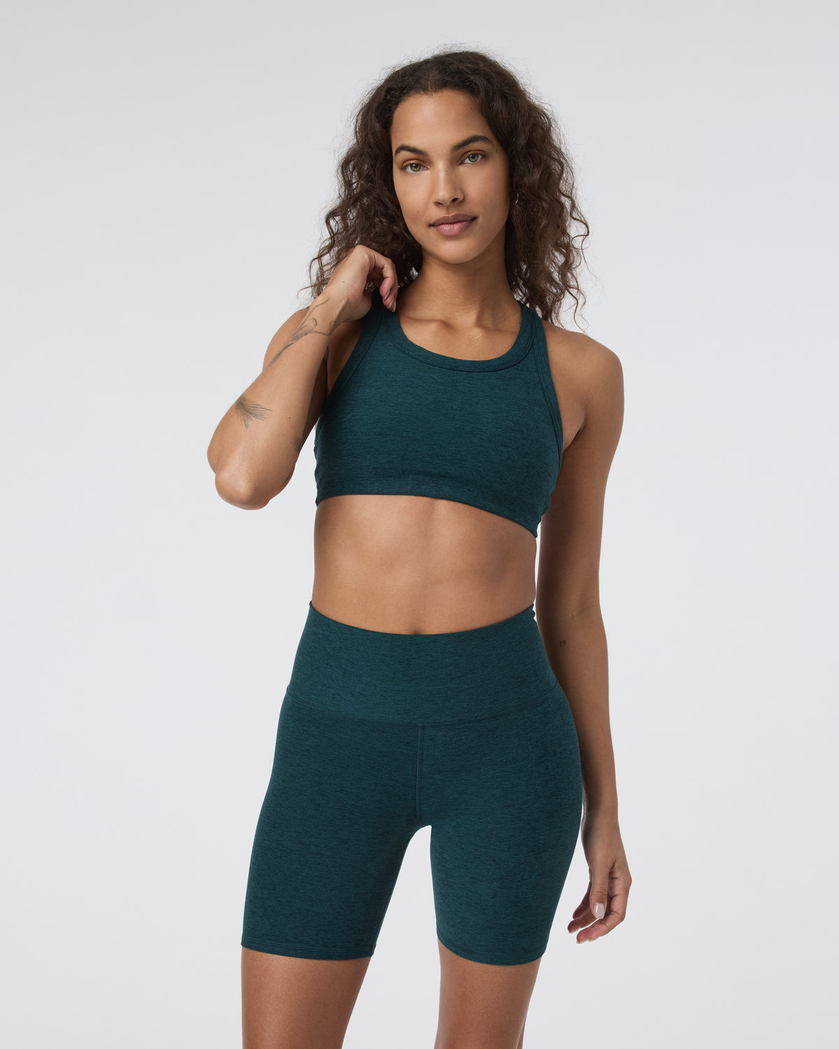 Elevation Racer Bra Moss Heather