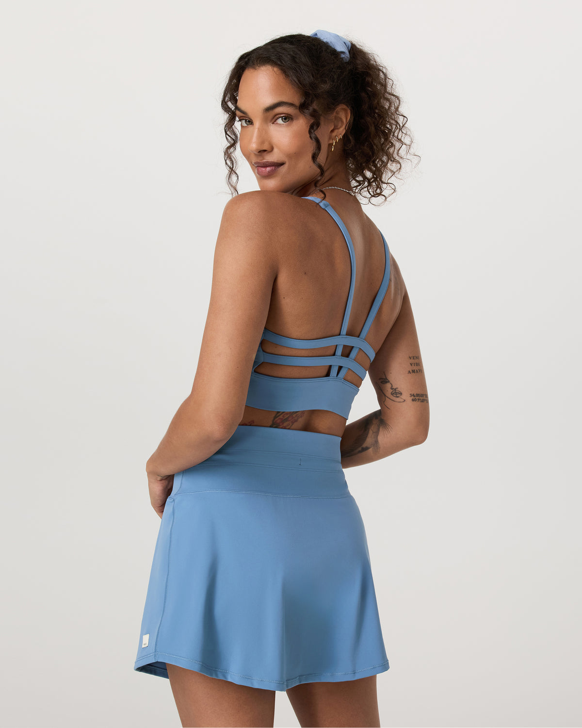 Yosemite Longline Bra Light French Blue Sports Bra - Image 2