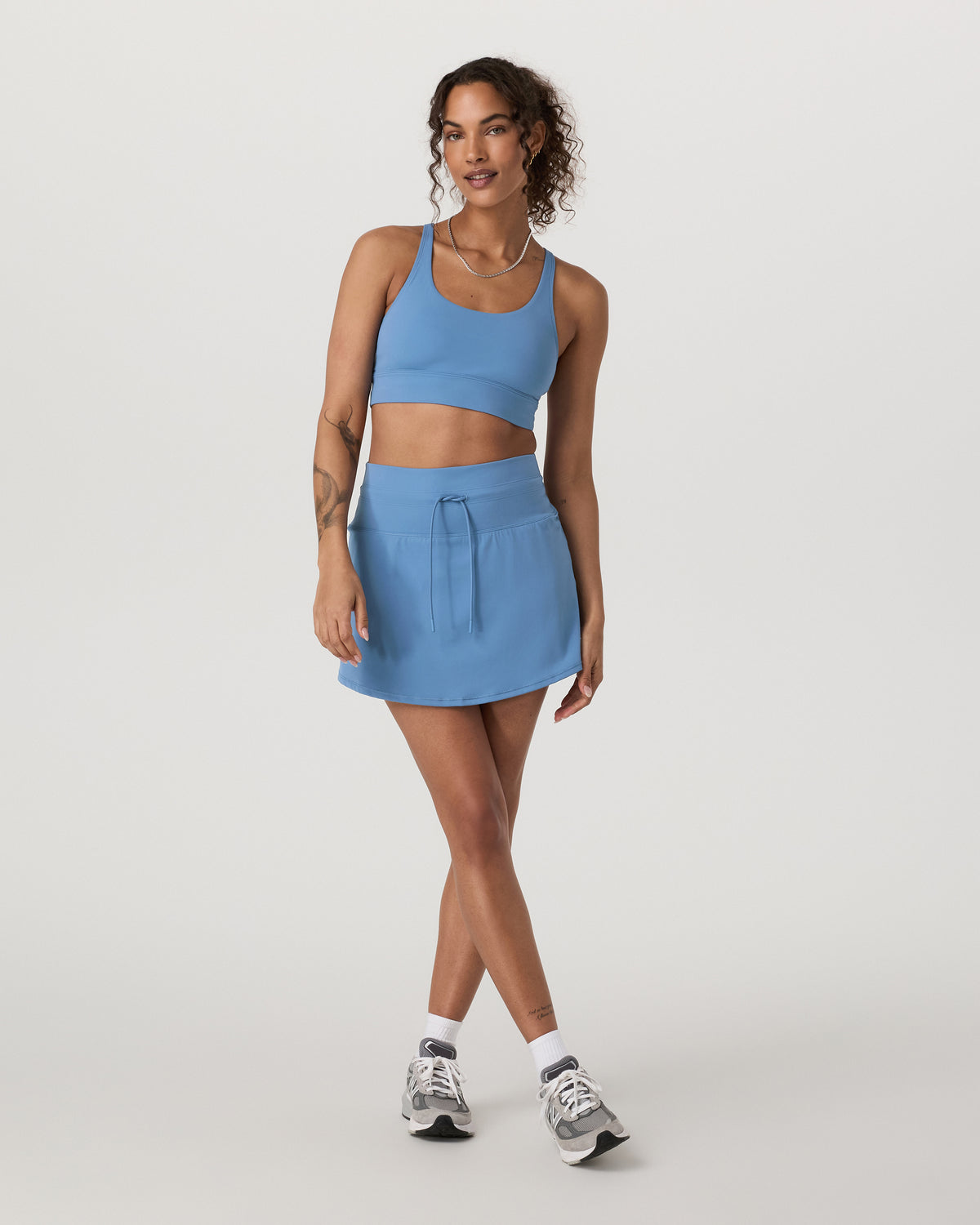 Yosemite Longline Bra Light French Blue Sports Bra - Image 4