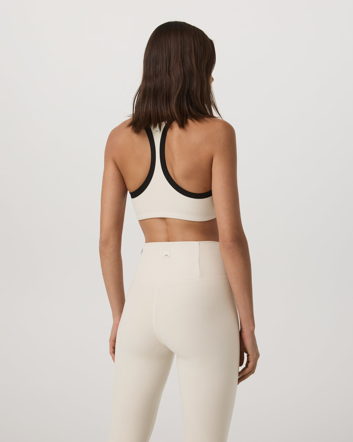 Elevation Racer Bra Women's Bone Heather Sports Bra - Image 4