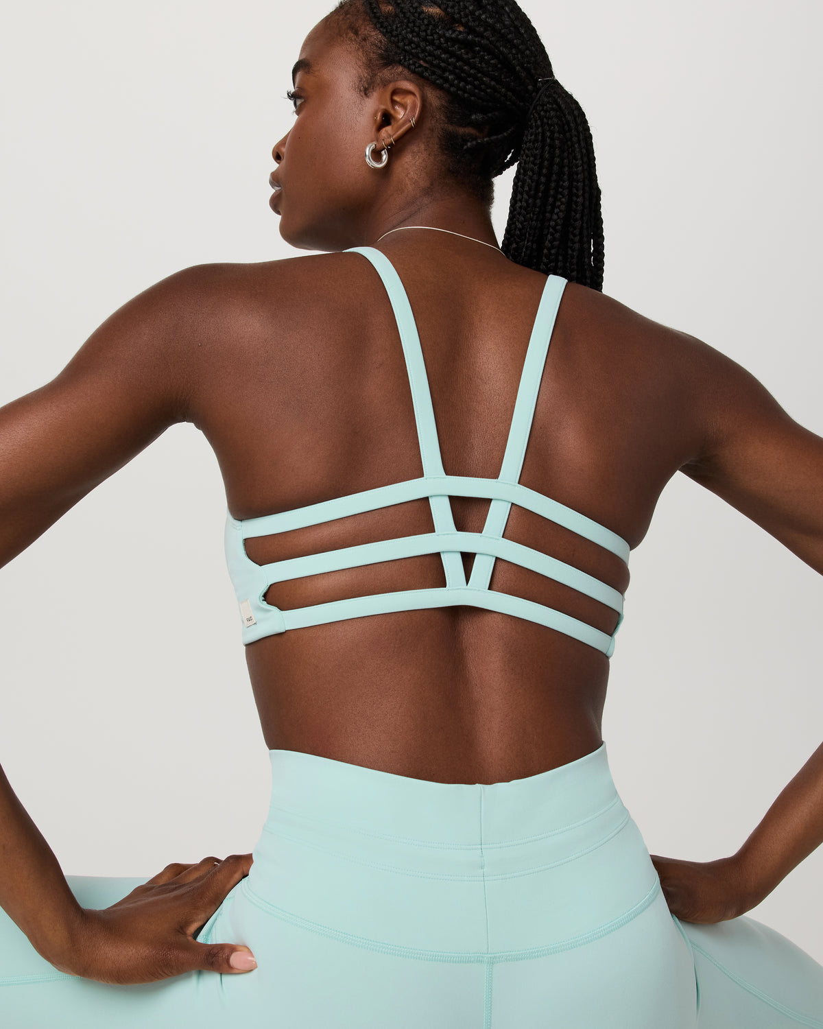 Yosemite Bra Women's Spearmint Strappy Sports Bra - Image 2