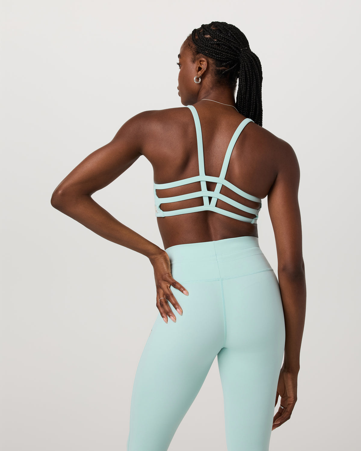 Yosemite Bra Women's Spearmint Strappy Sports Bra - Image 5