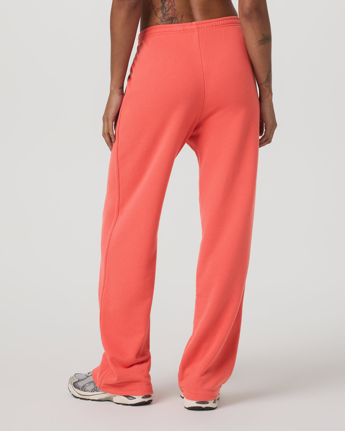 Sedona Straight Leg Sweatpant Women's Bright Coral Pant - Image 3