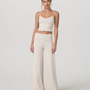 Halo Easy Wideleg Pant-Short Women's Ecru Heather Pants