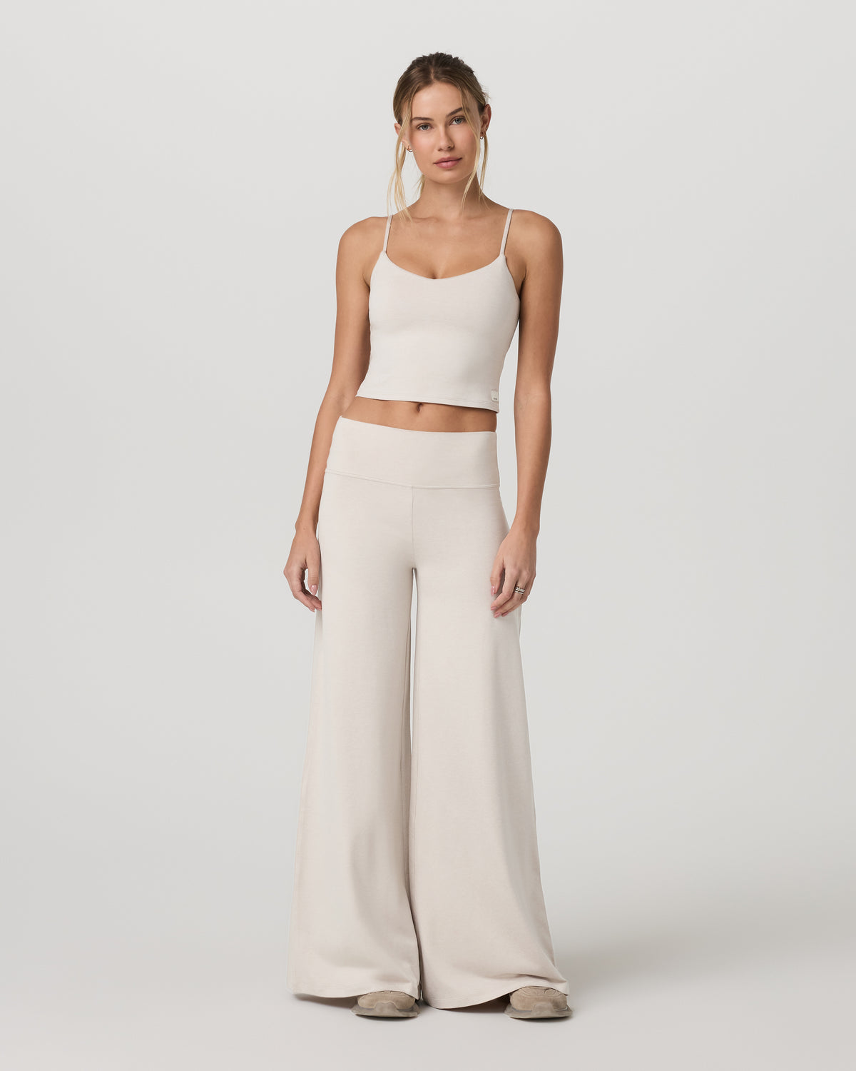 Halo Easy Wideleg Pant-Short Women's Ecru Heather Pants