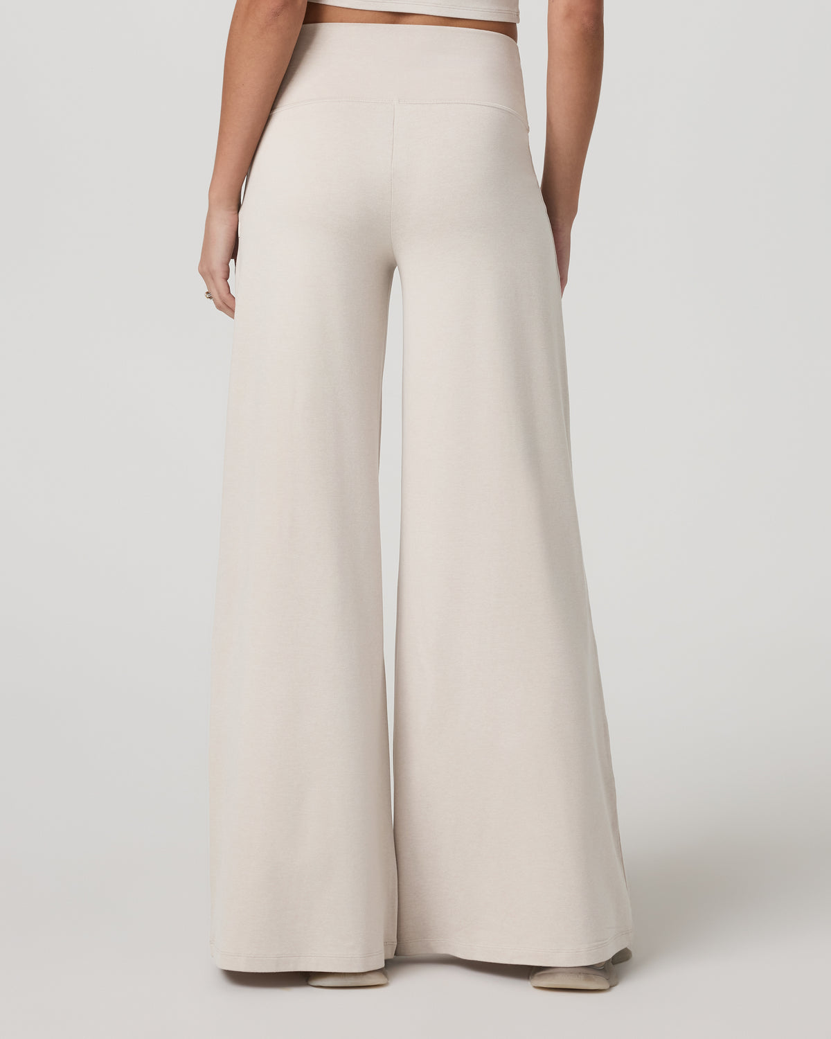 Halo Easy Wideleg Pant-Short Women's Ecru Heather Pants - Image 3