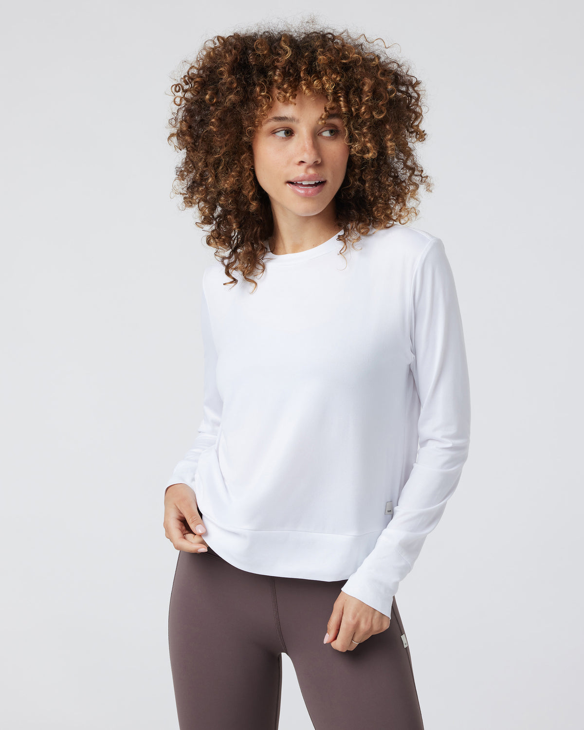 Daydream Crew White Lightweight Long-Sleeve Top - Image 2