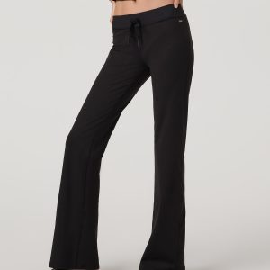 Halo Flare Pant Women's Solid Black Pants