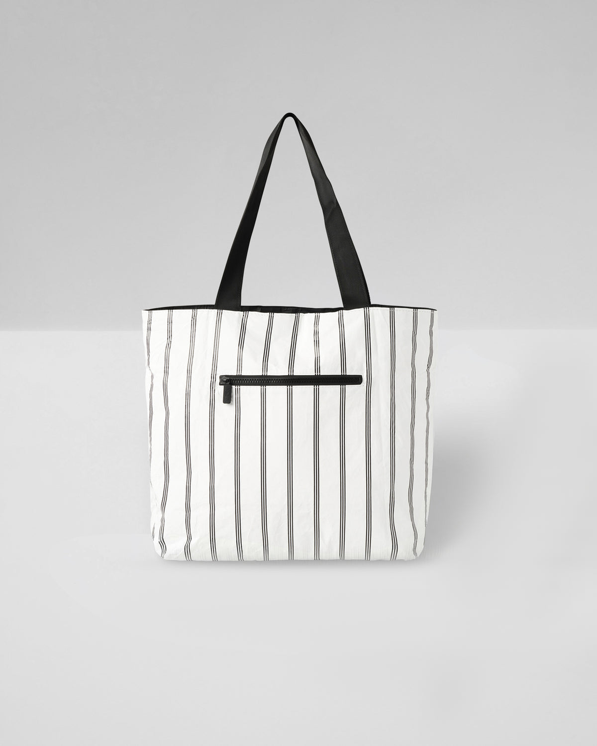 ALOHA-Day Tripper Black Charter Stripe Tote Bag