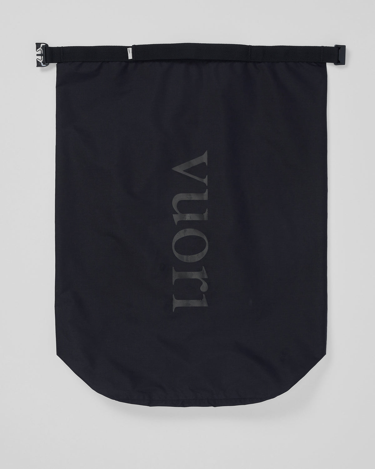 Packable Travel Bag Lightweight Black Roll Top Bag - Image 2