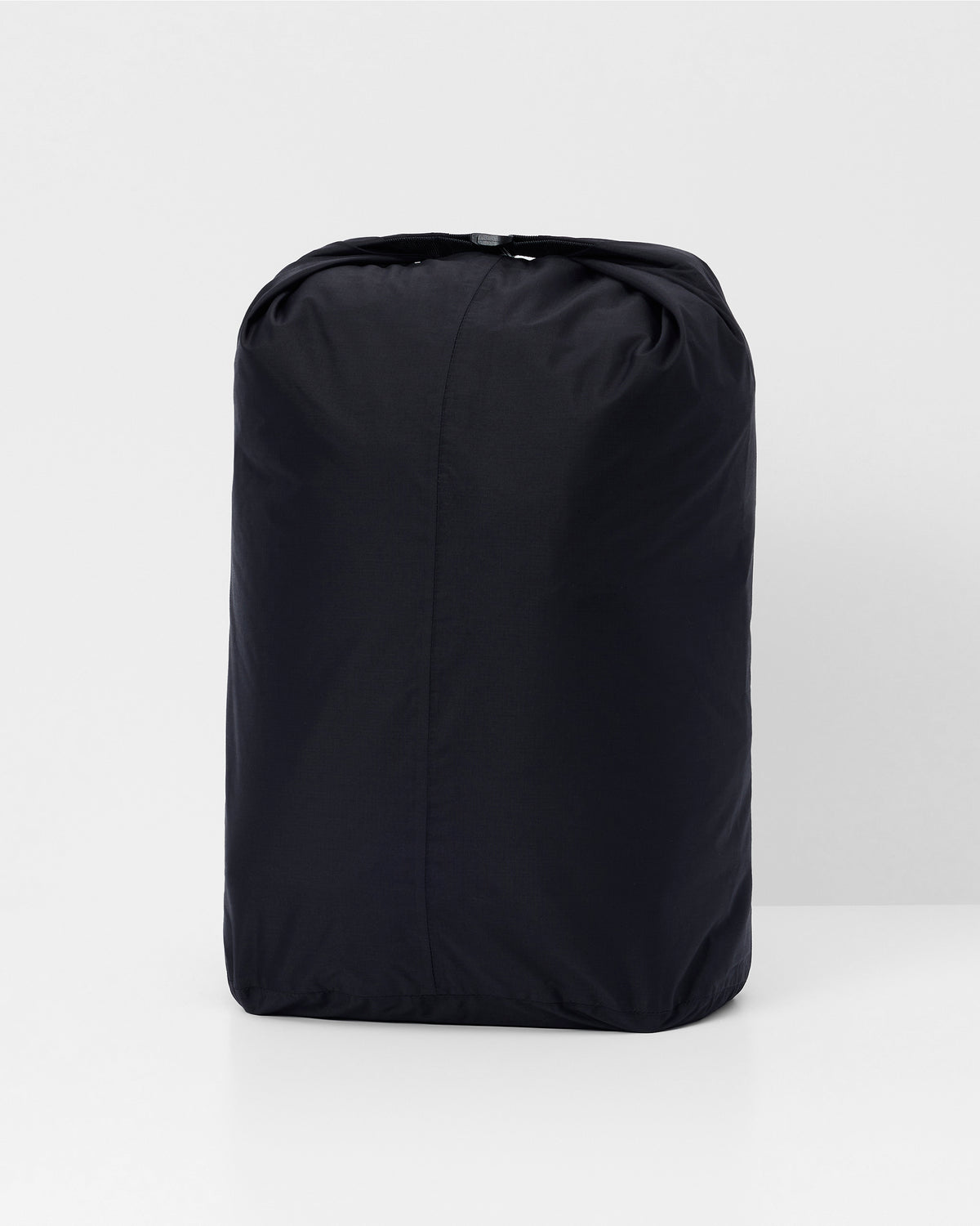 Packable Travel Bag Lightweight Black Roll Top Bag - Image 3