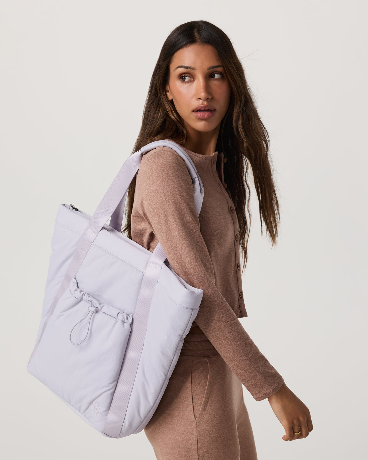 All Around Tote Large Tote Bag in Lavender Ice