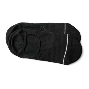 Vuori No Show Sock Black Moisture Wicking Socks