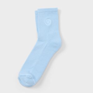 Half Crew Sock Crystal Blue Socks