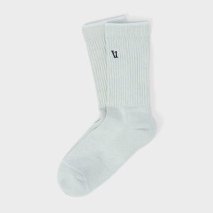 V1 Crew Sock 2.0 Storm Blue Heather Performance Socks